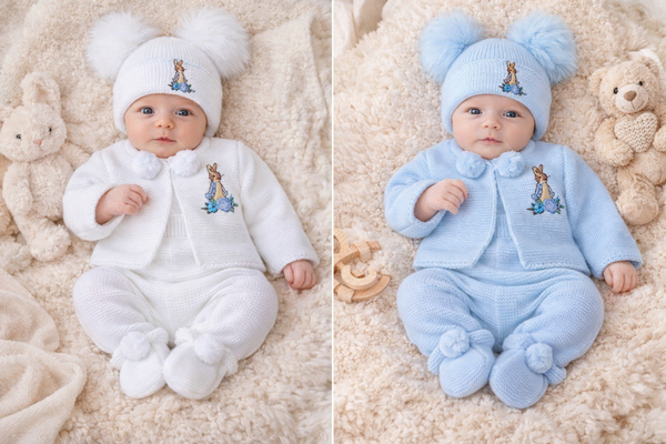 Peter Rabbit Pom Pom Baby Outfit
