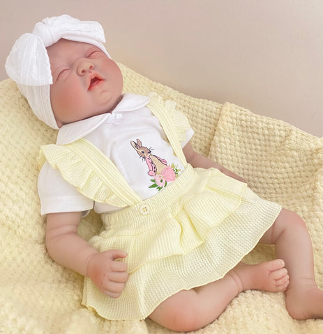 Beatrix potter  Flopsy Bunny Two Piece Spanish Dungarees Romper & Top Set