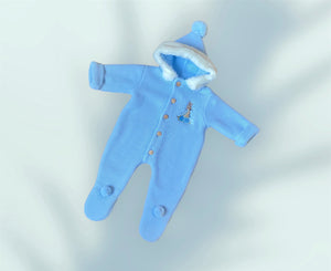 Peter Rabbit Fleece Lined Snowsuit - Blue