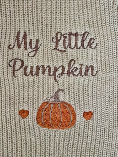 Baby Knitted Romper - My Little Pumpkin