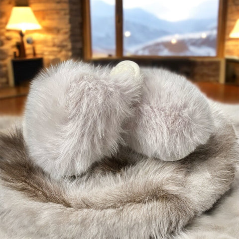 Kelsi Fluffy Faux Fur Slippers