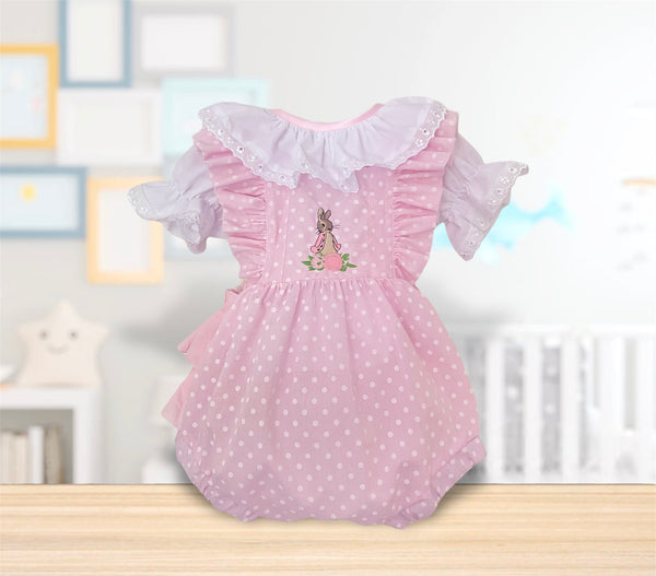 Flopsy Bunny Two Piece spanish style Frilly Romper & Peter pan frilled collat top  Outfit REDUCED