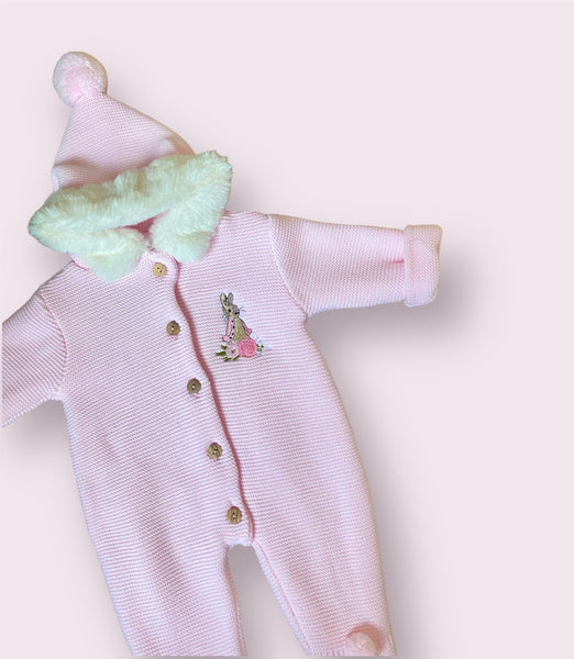 Flopsy Bunny All in One Snowsuit - Pink