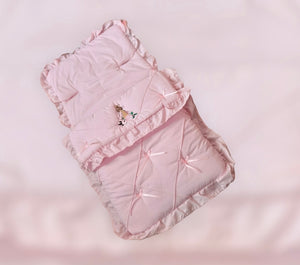 Flopsy Bunny Baby Pink Footmuff Cosy Toes Pram Cover