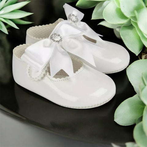 Baypod Soft Sole Shoe - White Bow