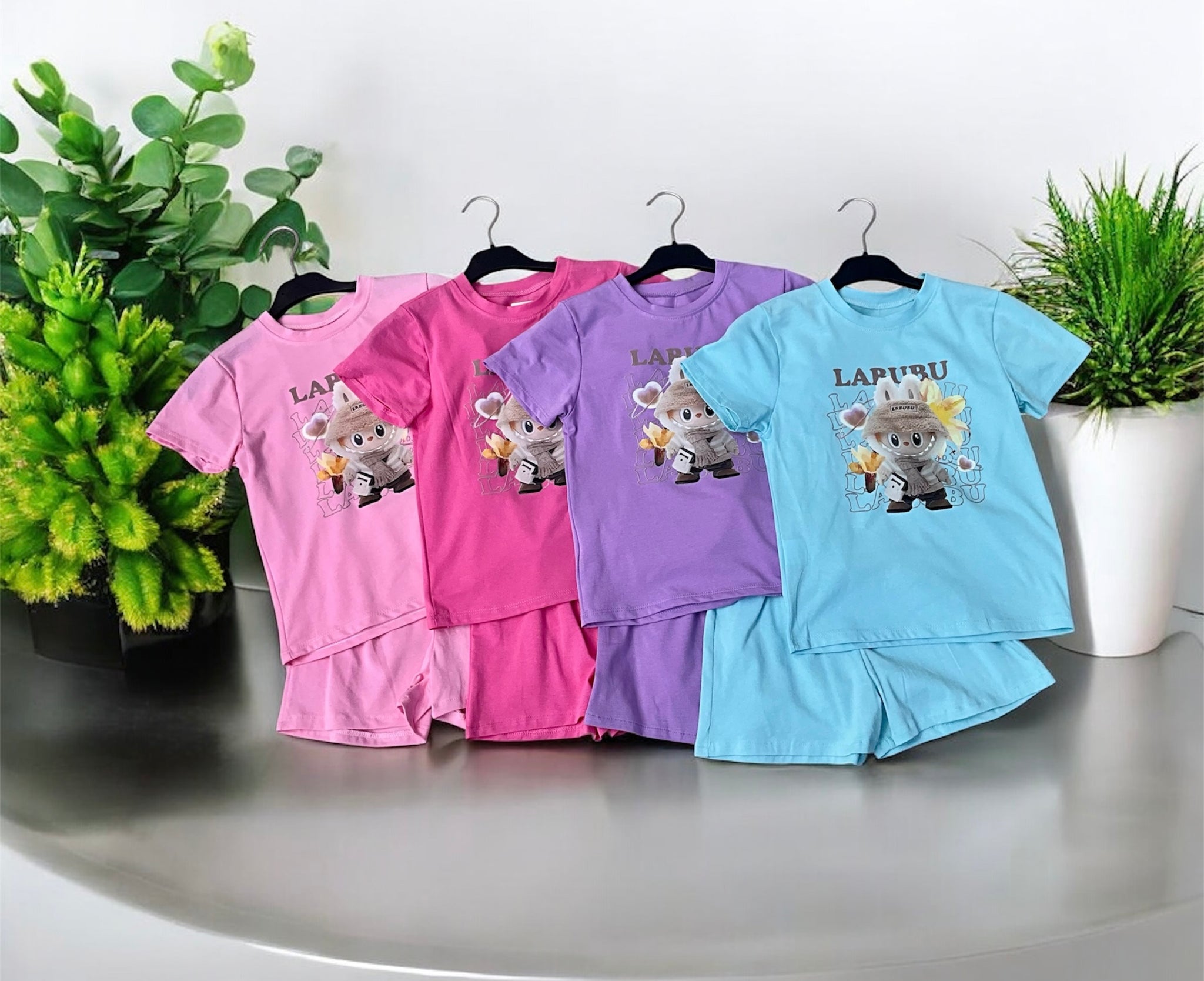 Labubu Shorts Set