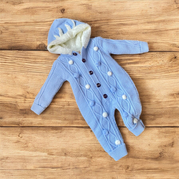 Baby Boys All in One Bobble PramSuit