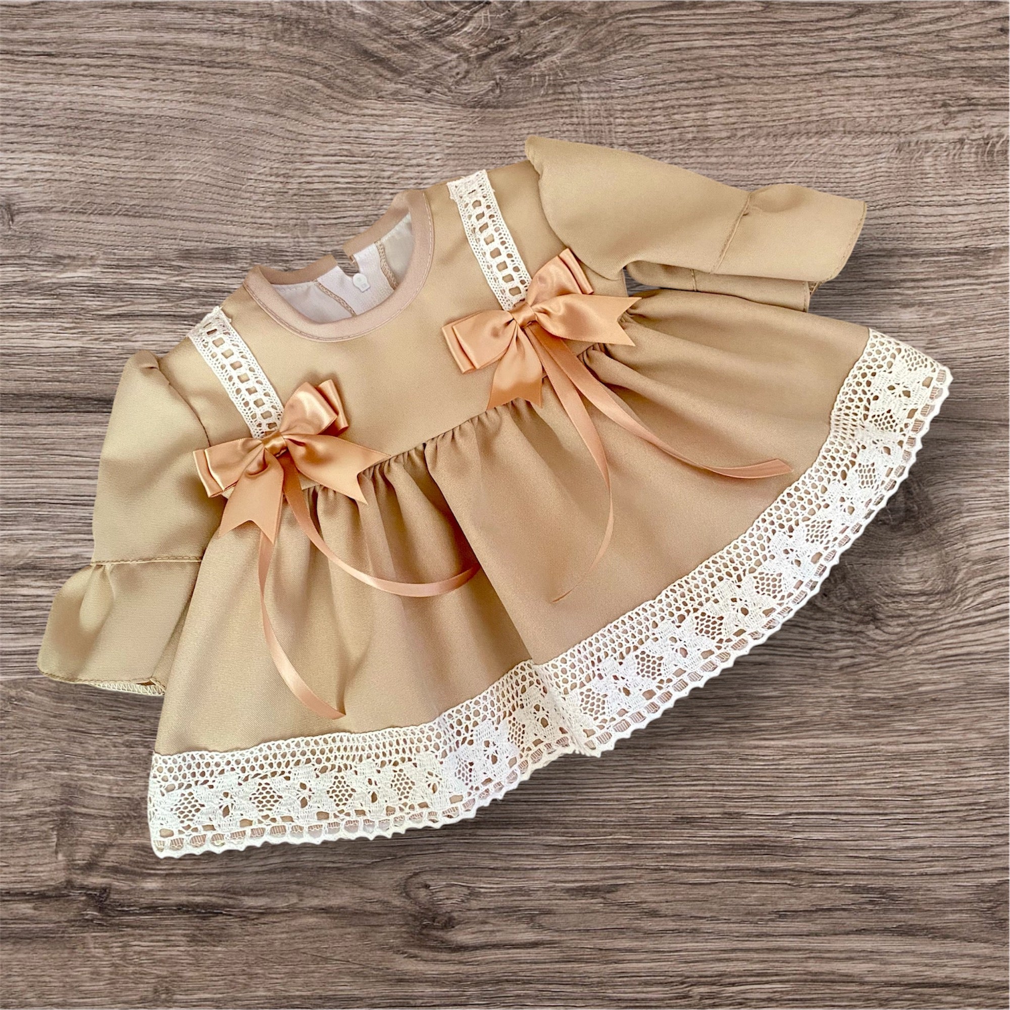 Baby Girls Frilly Lace Dress