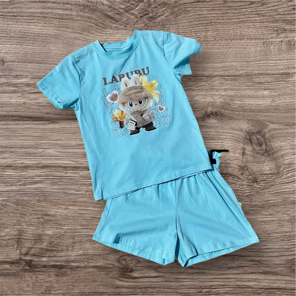 Labubu Shorts Set
