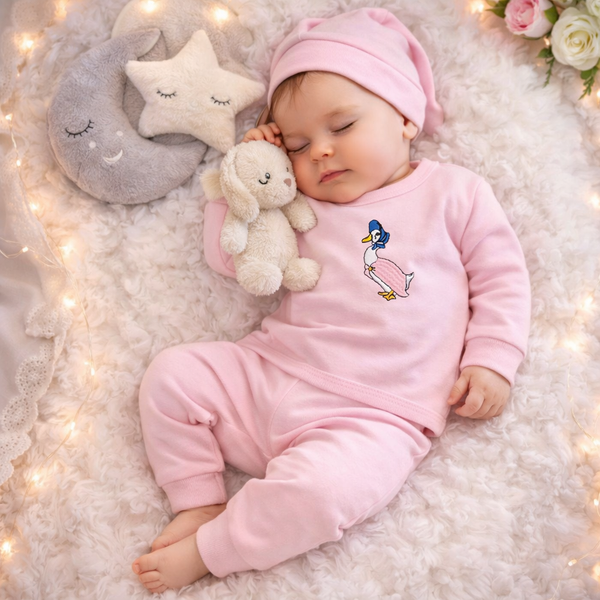 Jemima Puddleduck Soft Stretch Jersey Pyjama Loungewear Set