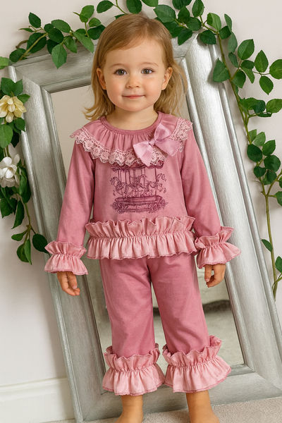 Carousel Girls Loungewear - Pink