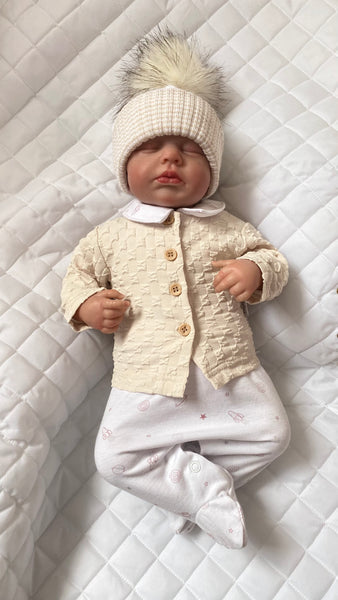 Baby Boys 2 Pieces Jacquard Set - Space