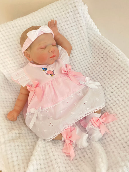 Jemima Puddleduck Bow Dress with Bloomers and Headband