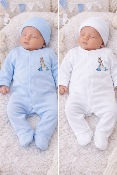 Peter Rabbit BabyGrow Sleepsuit Soft Cotton