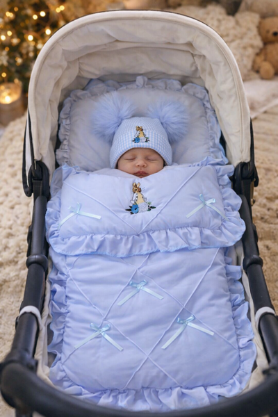 Peter Rabbit Baby Boys Footmuff Cosy Toes Pram Blanket