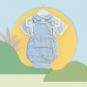 Baby Boys Stripe Romper Set