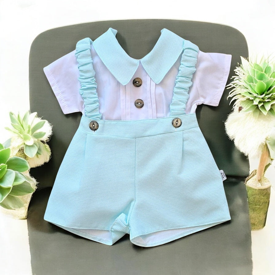 Baby Boys Two Piece Outfit - Mint