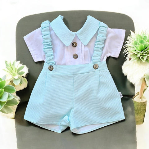 Baby Boys Two Piece Outfit - Mint