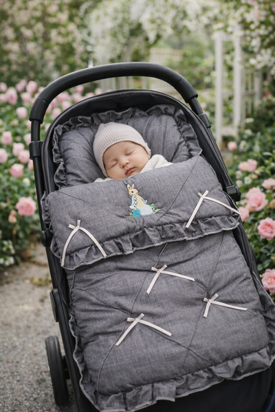 Peter Rabbit Cosy Toes  Footmuff - Grey