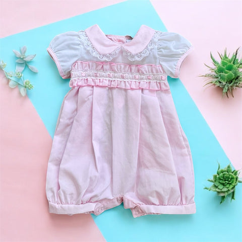 Baby Girls Pink Romper