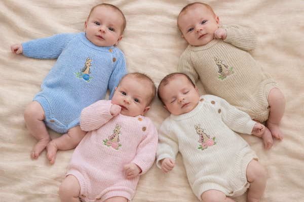 Beatrix Potter Peter Pan Flopsy Bunny Knitted Romper