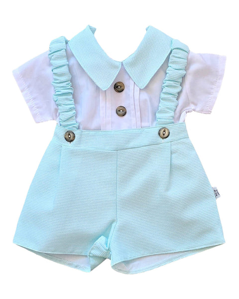 Baby Boys Two Piece Outfit - Mint