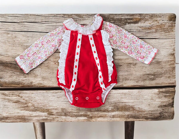 Beau Kid 2pcs Baby Girls Red Set