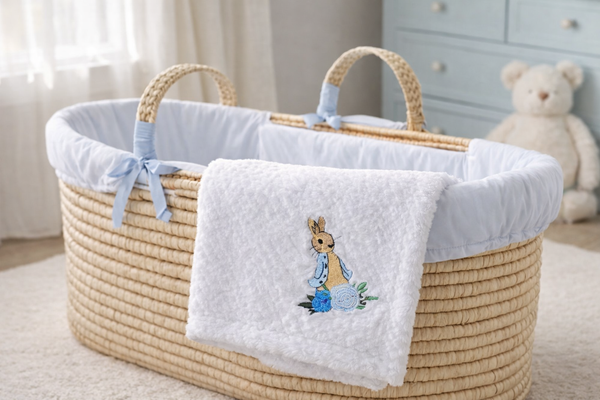 Peter Rabbit Soft Fleece Blanket - White