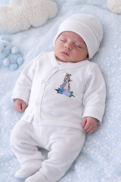 Premature Baby Boys Peter Rabbit Set hospital  set White