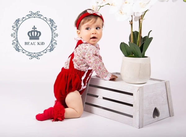 Beau Kid 2pcs Baby Girls Red Set