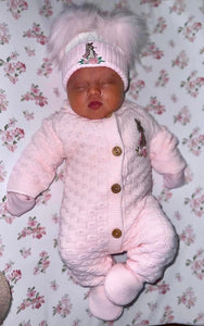 Beatrix potter Flopsy Bunny All in One Knitted Hooded pram suit Outfit