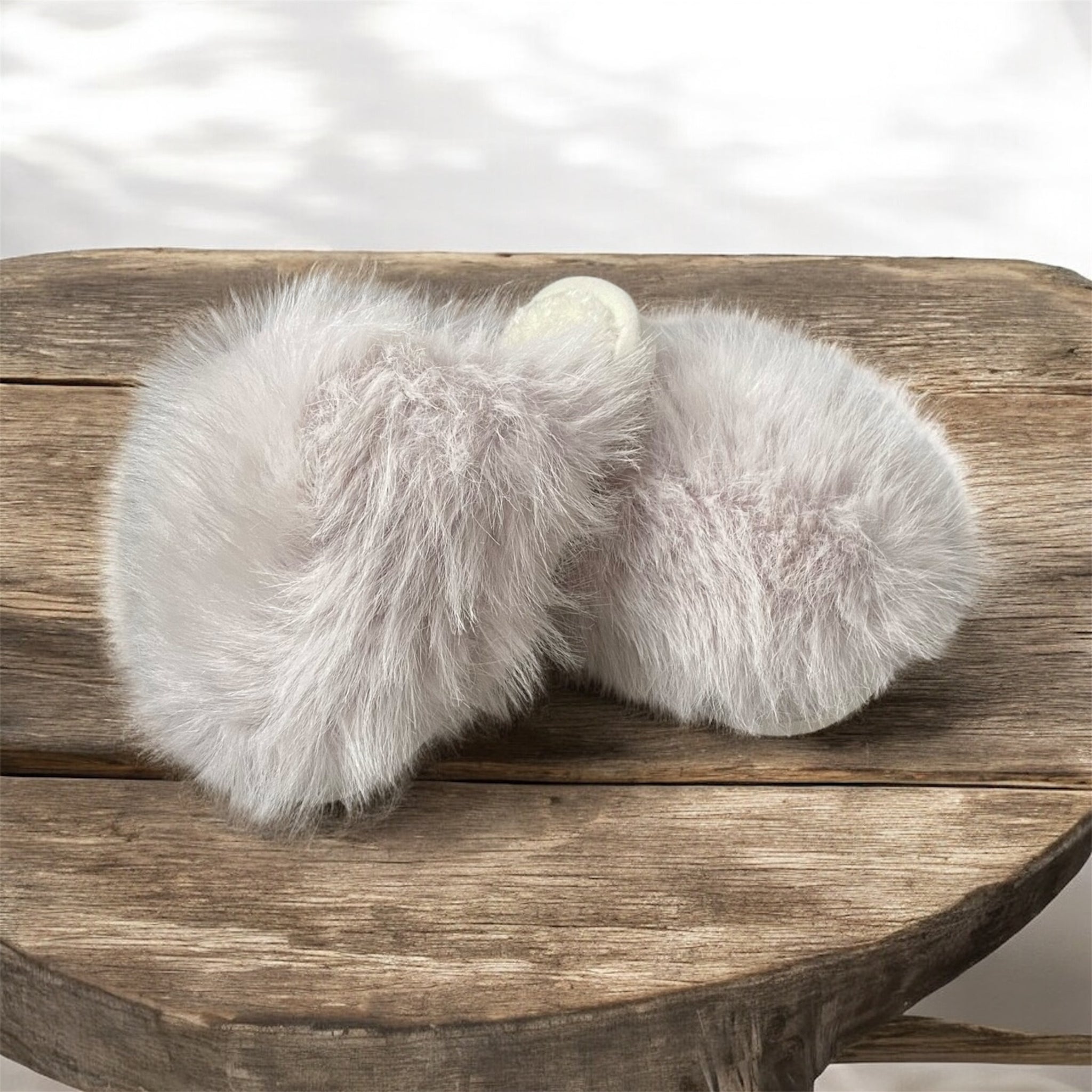 Kelsi Fluffy Faux Fur Slippers
