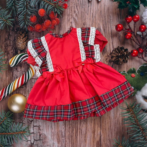 Tartan newborn dress hotsell