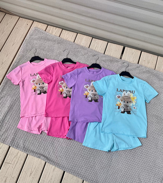 Labubu Shorts Set