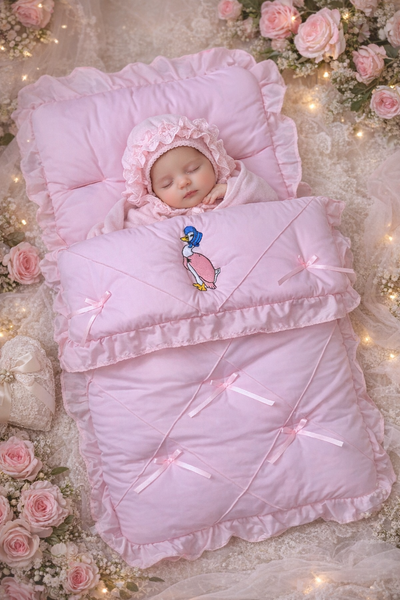 Jemima Puddleduck Cosy Toes Footmuff - Pink