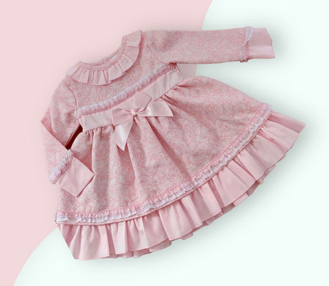 Ceyber Girls Pink Dress