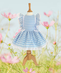 Handmade baby gingham dresses dress gillytots dress 