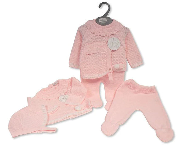 gillytots childrens boutique pom pom three piece set 