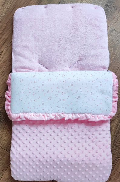 Warm Fleece Lined Baby Pink Cosytoes - Personalised