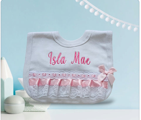 Frilled spanish bib