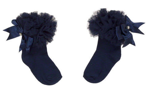 Caramelo kids Ankle Navy Tutu Socks