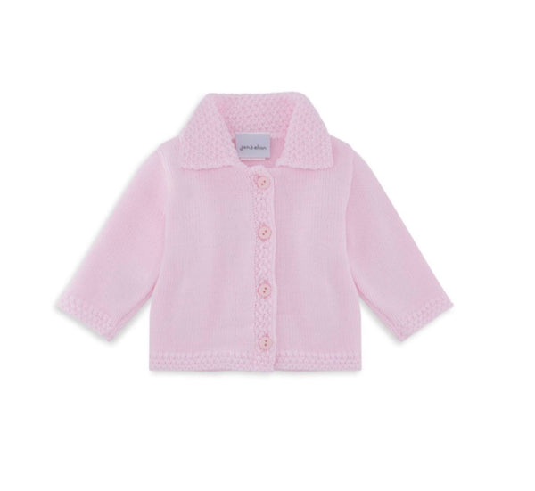 dandelion baby girls knitted pink cardigian with buttons 