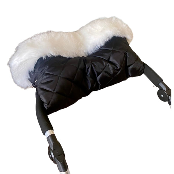 Extra Faux Fur Pram hood Trim/Handmuff - Polar Bear White