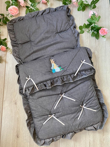 Peter Rabbit Cosy Toes  Footmuff - Grey