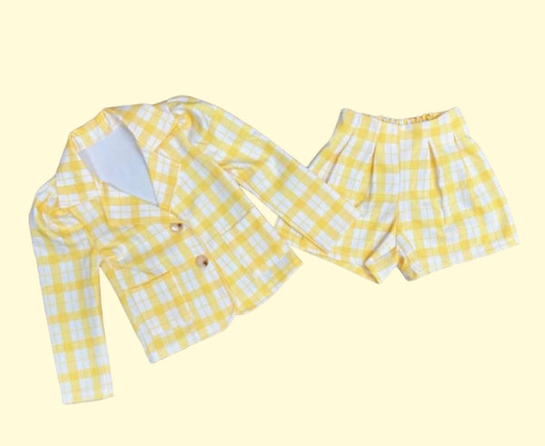 Girls Two Piece Shorts Set