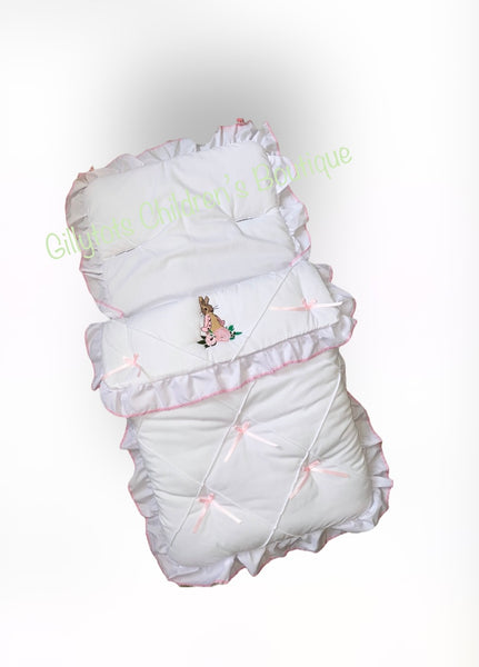 flopsy bunny peter rabbit pram footmuff cosy toes bunny 