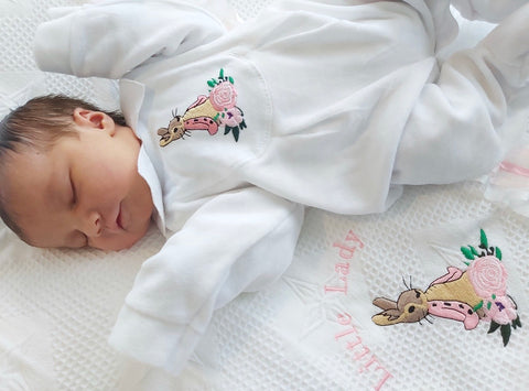 Flopsy Bunny Blanket - Pink Trim