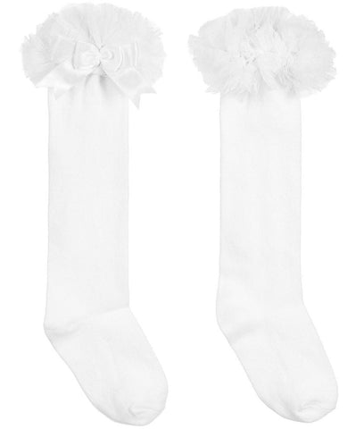 Beau Kid White Tutu Knee Length Socks