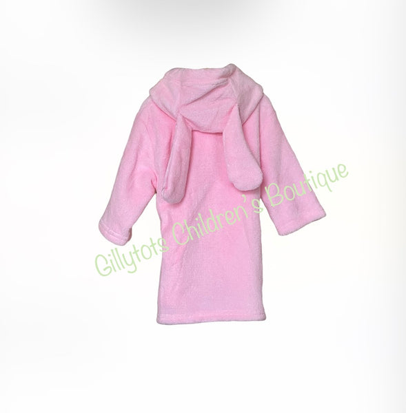 Flopsy Bunny Soft Touch Dressing Gown - Pink