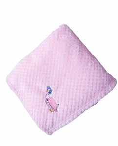 Soft Fleece Blanket Pink - Jemima Puddleduck